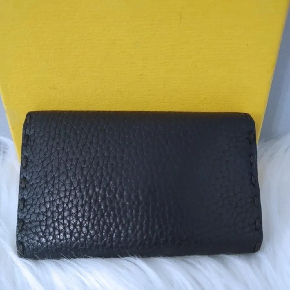Fendi Selleria leather keyholder case EUC